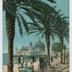 "3265. Côte d'Azure. Nice. Le palais de la Jetée à travers les palmiers"
